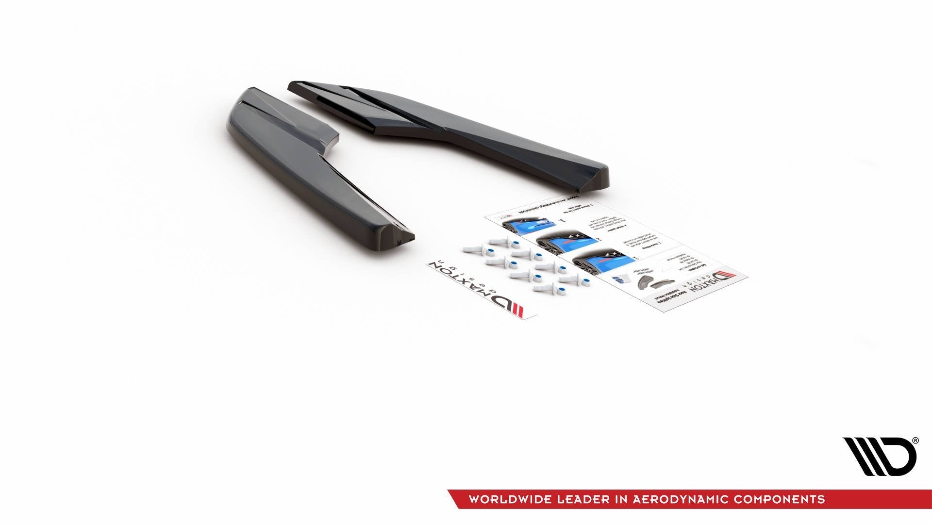 Maxton Design Splitters laterales traseros V.2 para Audi S3 Sedan 8V Facelift - imagen 6