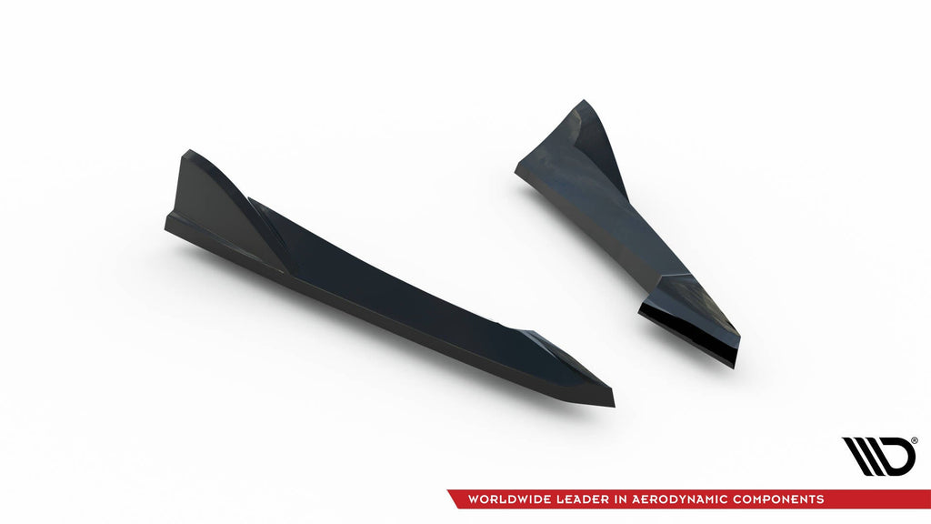Maxton Design Splitters laterales traseros V.2 para Audi S4 / A4 S-Line Sedan B8 - imagen 4