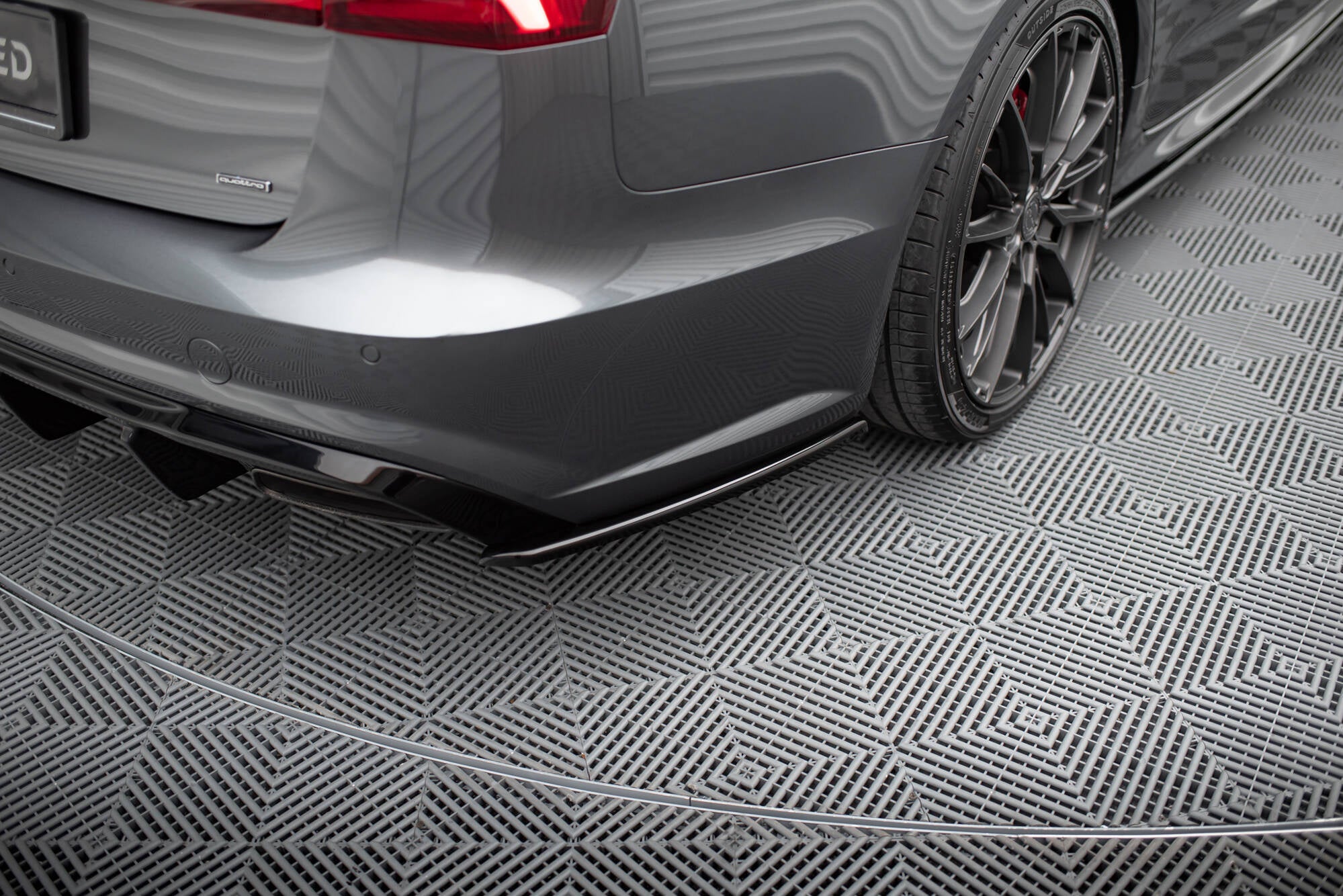 Maxton Design Splitters laterales traseros V.2 para Audi S6 / A6 S-Line / A6 C7 Facelift - imagen 1