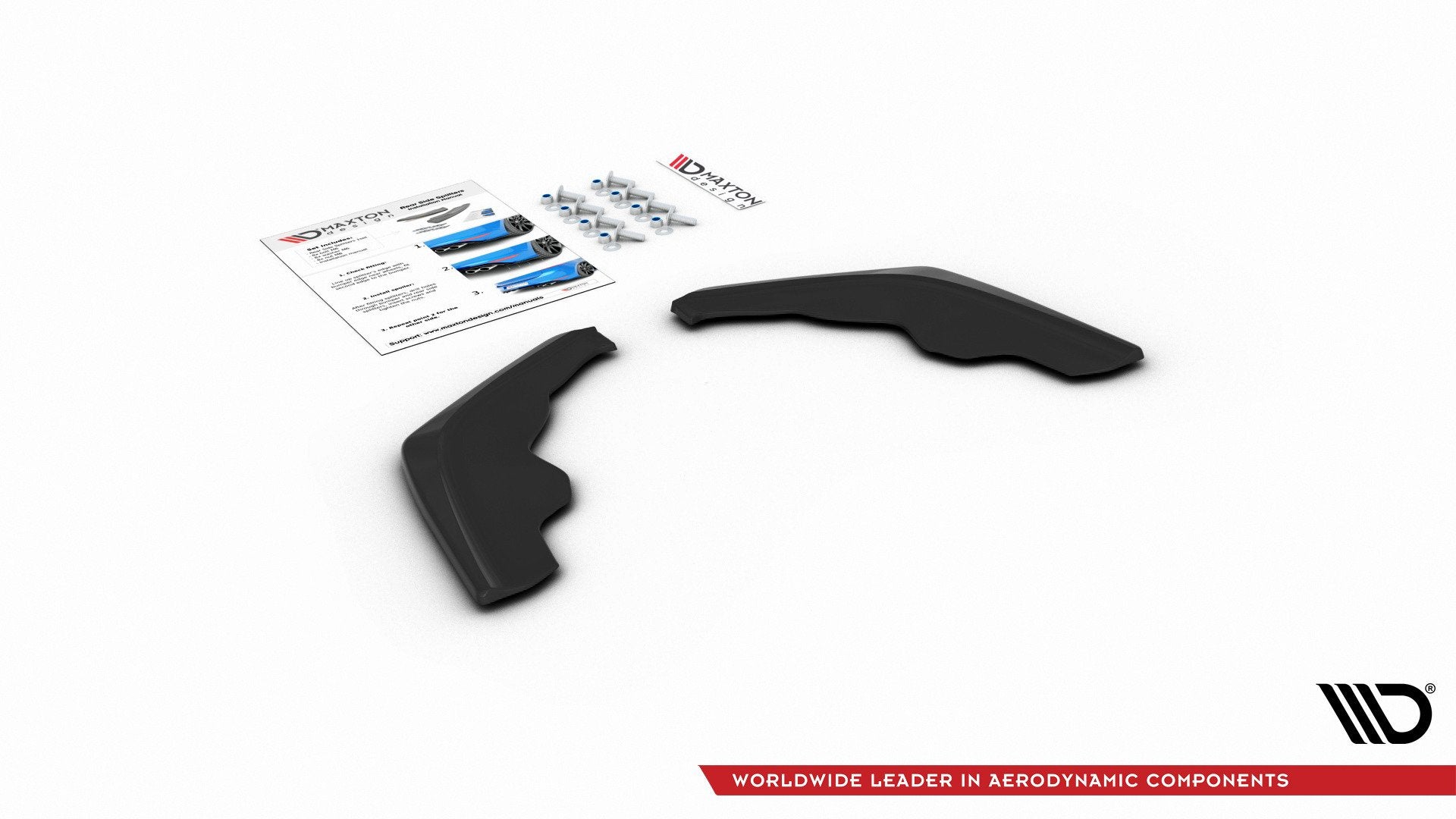 Maxton Design Splitters laterales traseros V.2 para BMW 1 F40 M-Pack - imagen 1