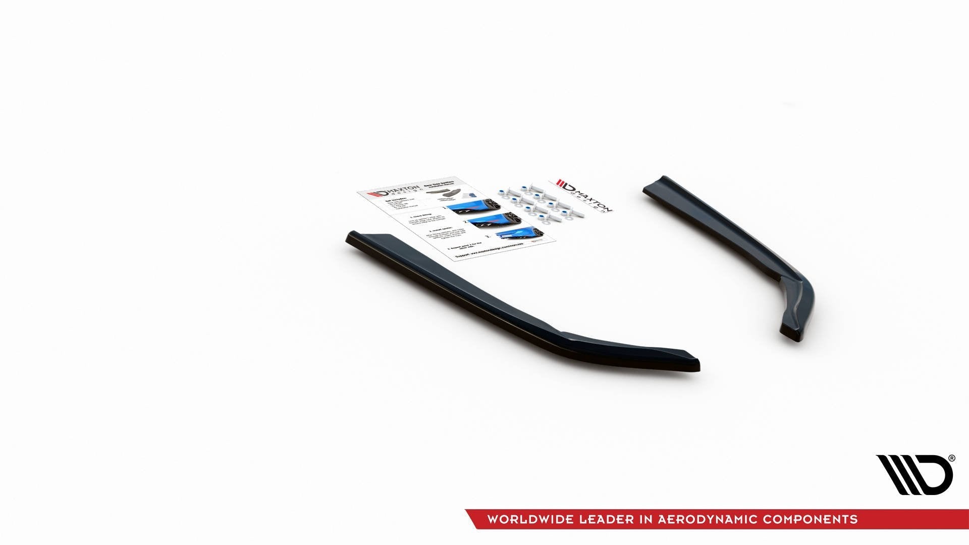 Maxton Design Splitters laterales traseros V.2 para BMW 3 G20 / G21 M-Pack - imagen 3