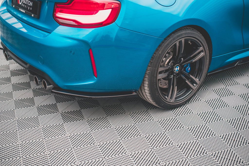 Maxton Design Splitters laterales traseros V.2 para BMW M2 F87 - imagen 1