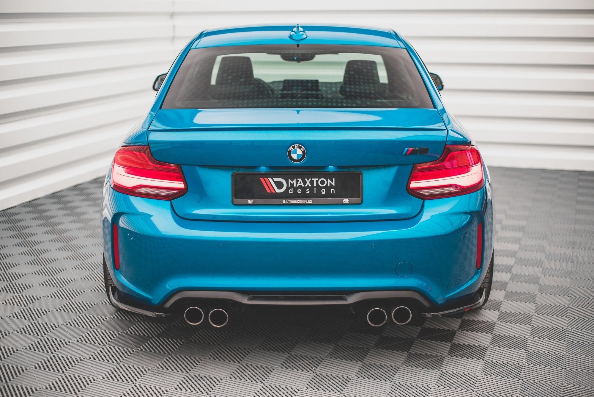 Maxton Design Splitters laterales traseros V.2 para BMW M2 F87 - imagen 2