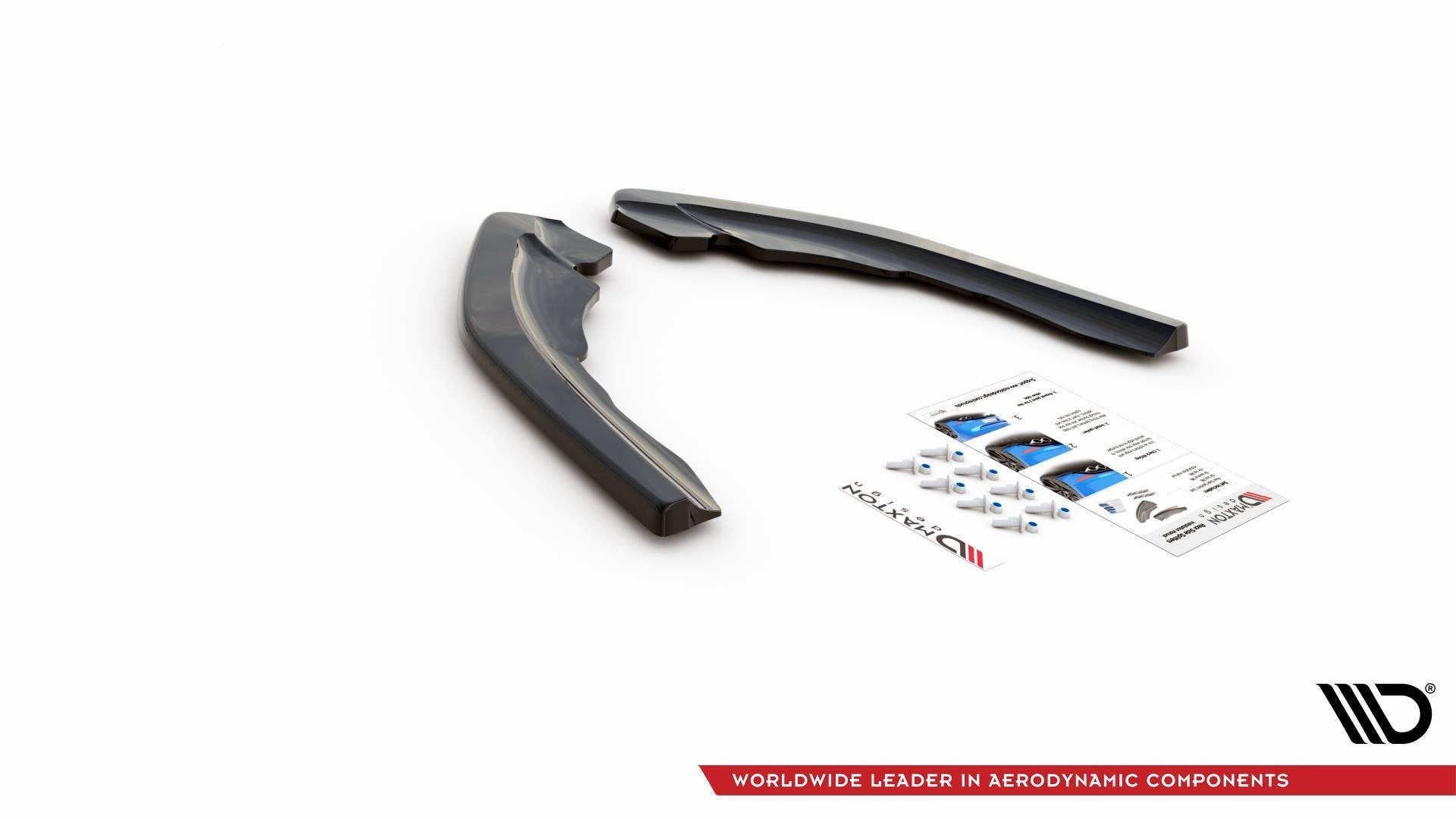 Maxton Design Splitters laterales traseros V.2 para BMW M2 F87 - imagen 4