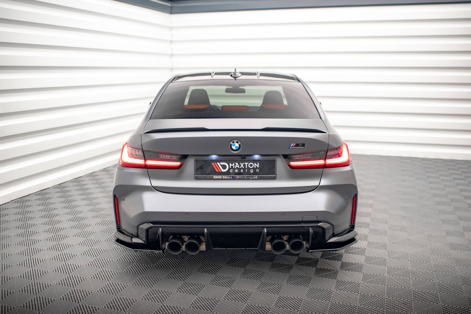 Maxton Design Splitters laterales traseros V.2 para BMW M3 Sedan / Touring G80 / G81 - imagen 2