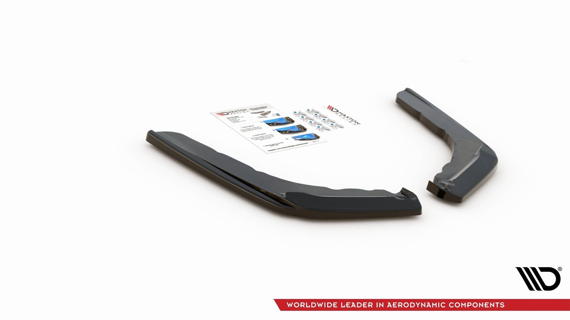 Maxton Design Splitters laterales traseros V.2 para BMW M4 F82 - imagen 3