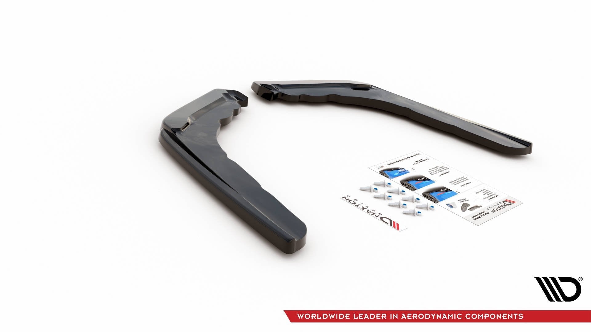 Maxton Design Splitters laterales traseros V.2 para BMW M4 F82 - imagen 4
