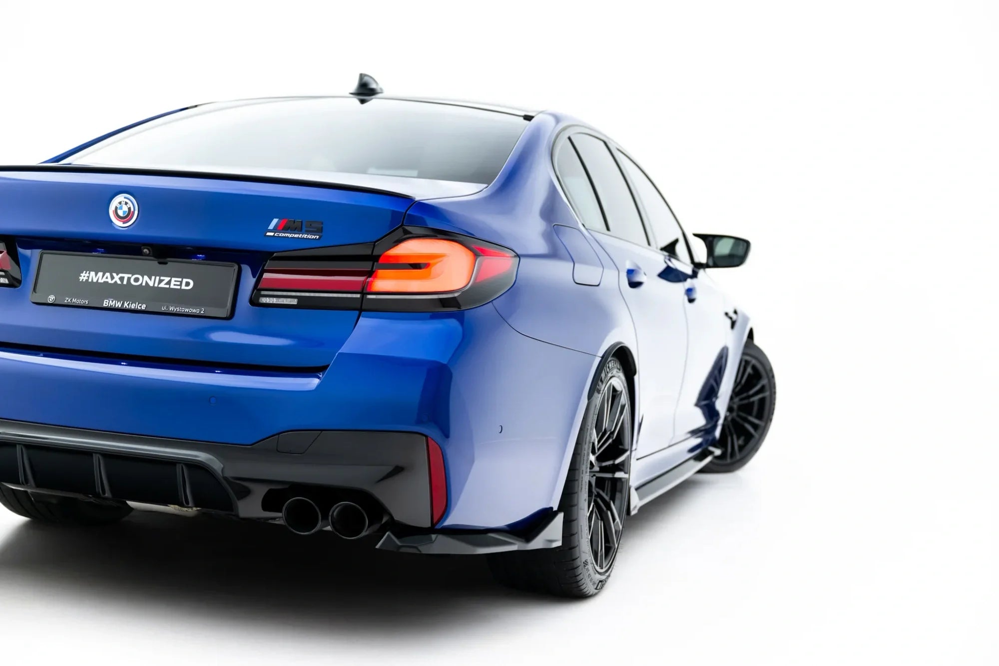 Maxton Design Splitters laterales traseros V.2 para BMW M5 F90 Facelift - imagen 1