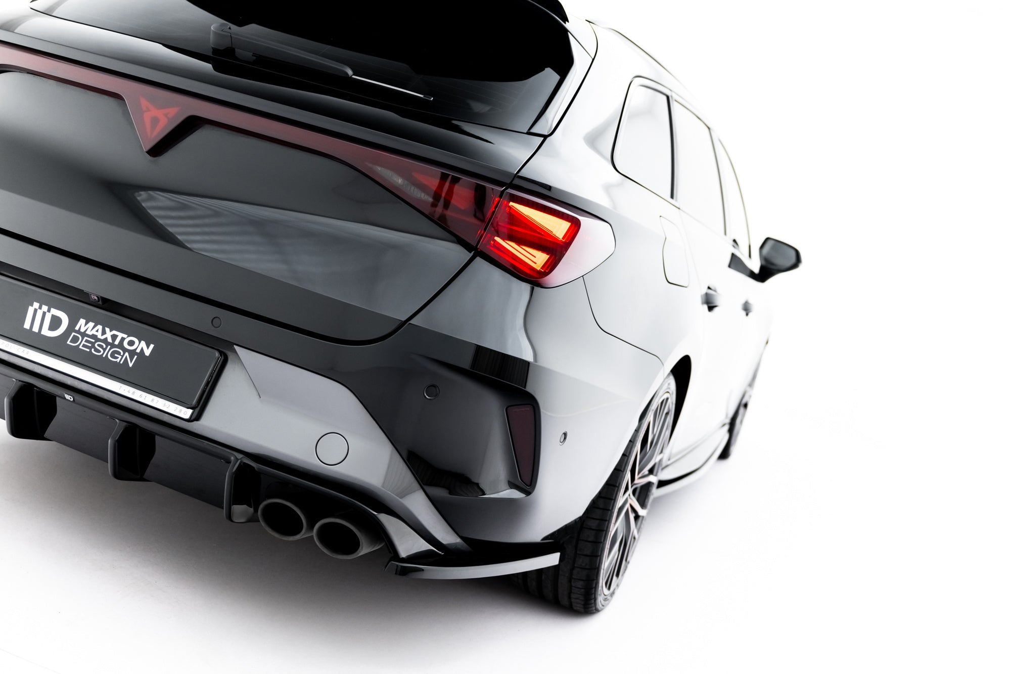 Maxton Design Splitters laterales traseros V.2 para Cupra Leon ST Mk1 Facelift - imagen 1