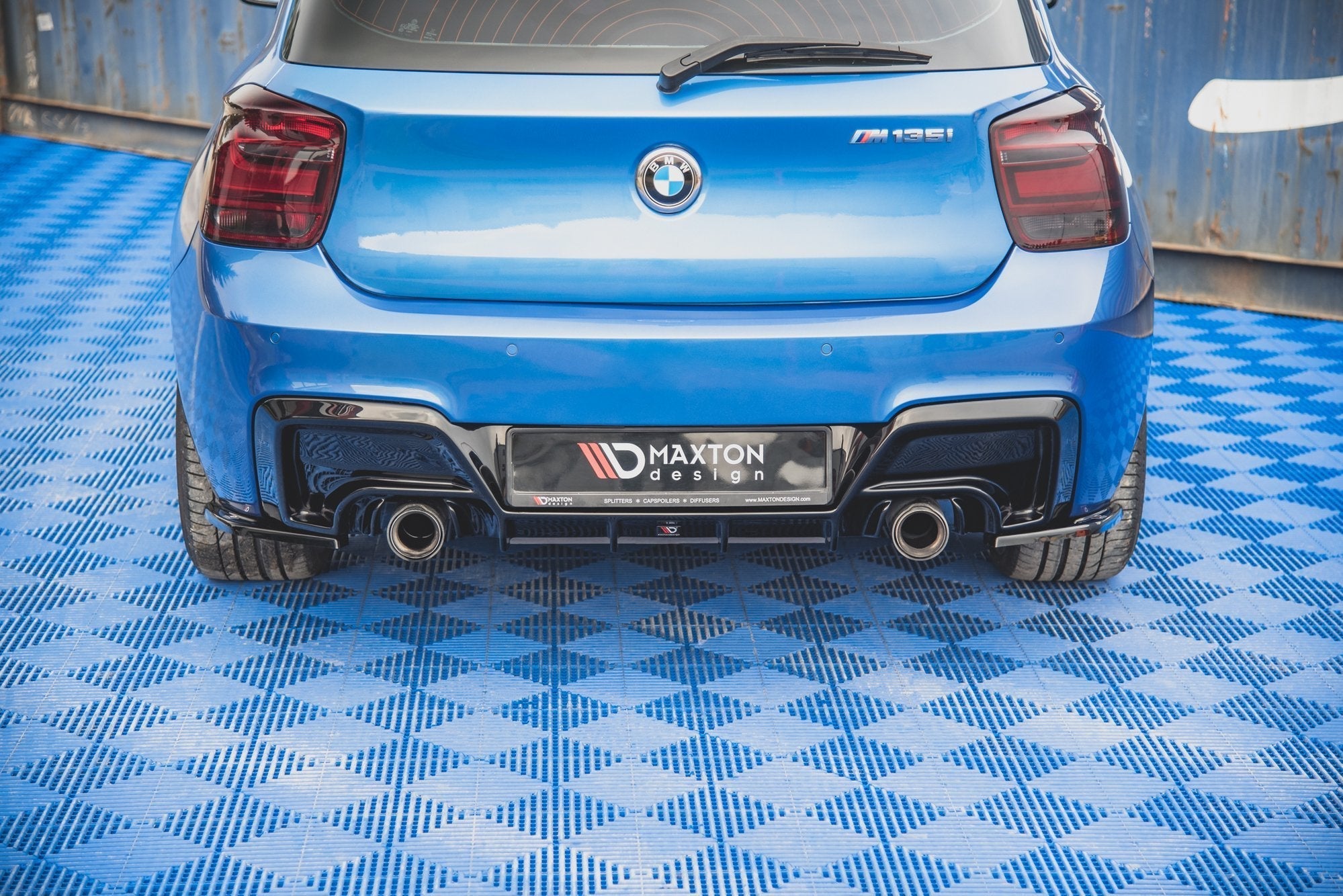 Maxton Design Splitters laterales traseros V.2 (For Rear Valance V.1) para BMW M135i F20 - imagen 2