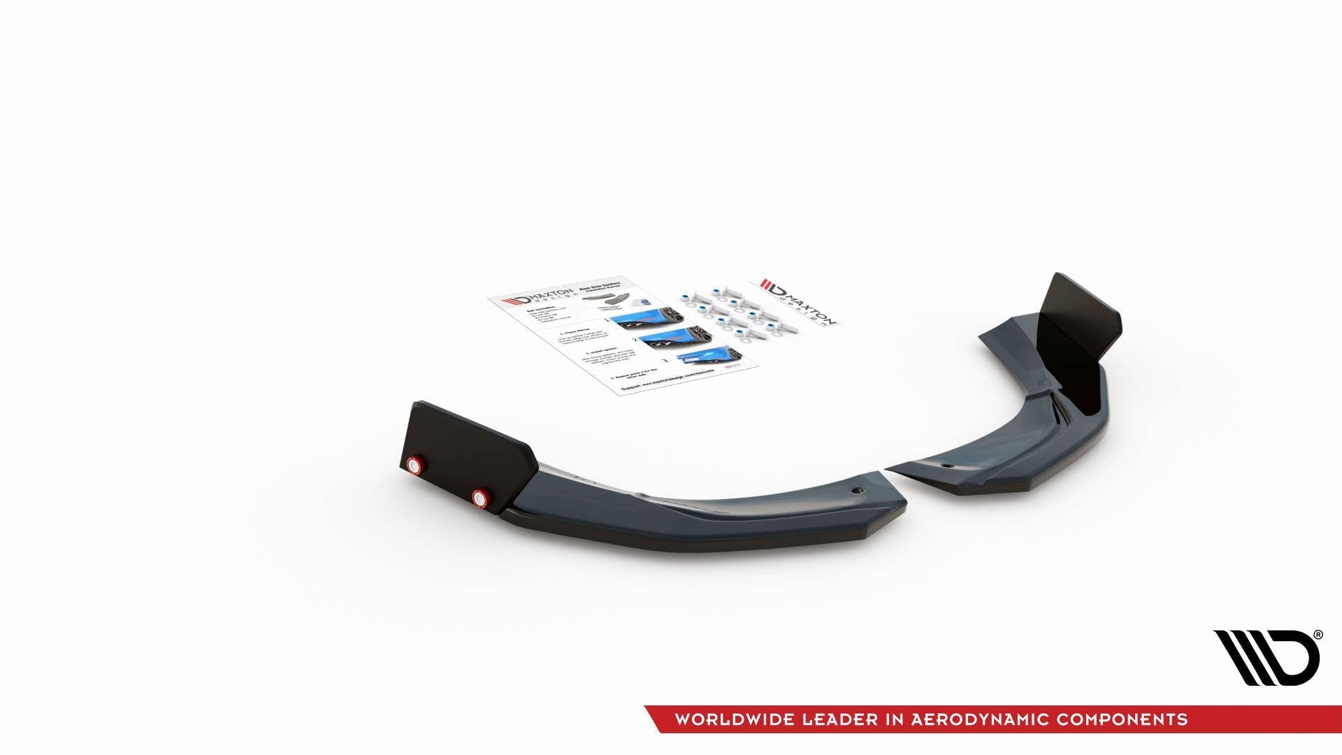 Maxton Design Splitters laterales traseros V.2 + Flaps para Mercedes-AMG A 45 S Aero Pack W177 - imagen 3