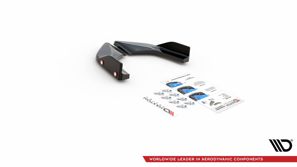 Maxton Design Splitters laterales traseros V.2 + Flaps para Volkswagen Golf GTI / GTE Mk8 - imagen 5