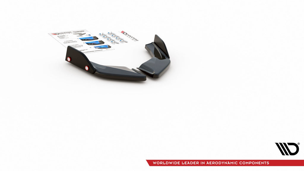 Maxton Design Splitters laterales traseros V.2 + Flaps para Volkswagen Golf GTI / GTE Mk8 - imagen 4