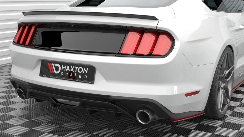 Maxton Design Splitters laterales traseros V.2 para Ford Mustang GT Mk6 Facelift - imagen 1