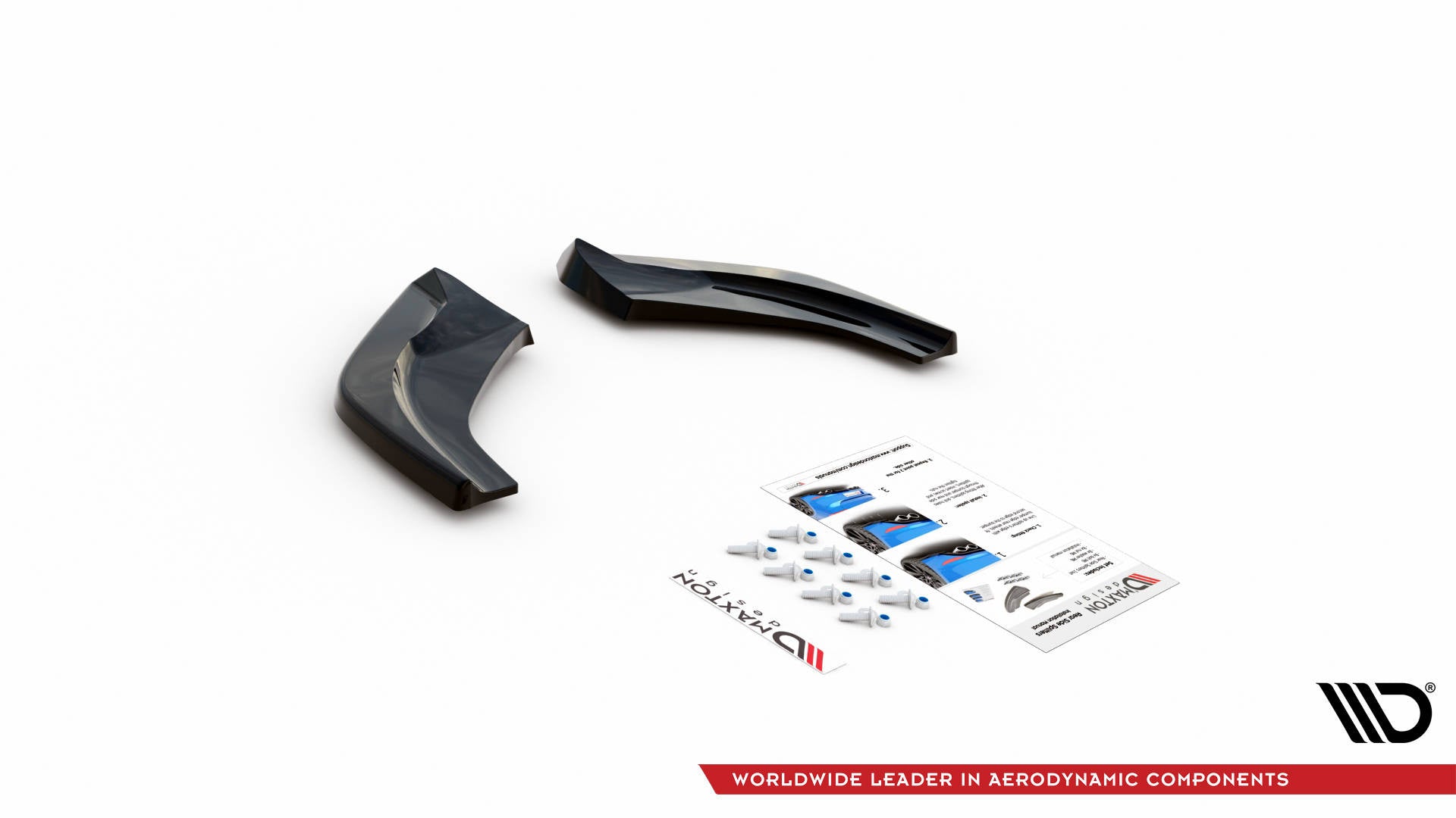 Maxton Design Splitters laterales traseros V.2 para Hyundai I30 N Hatchback Mk3 Facelift - imagen 5