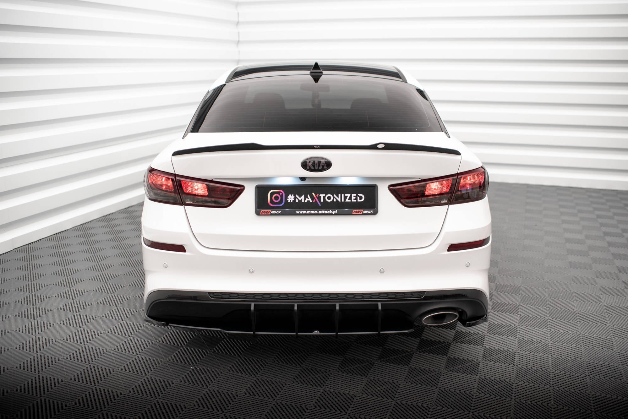 Maxton Design Splitters laterales traseros V.2 para Kia Optima Mk4 Facelift - imagen 3