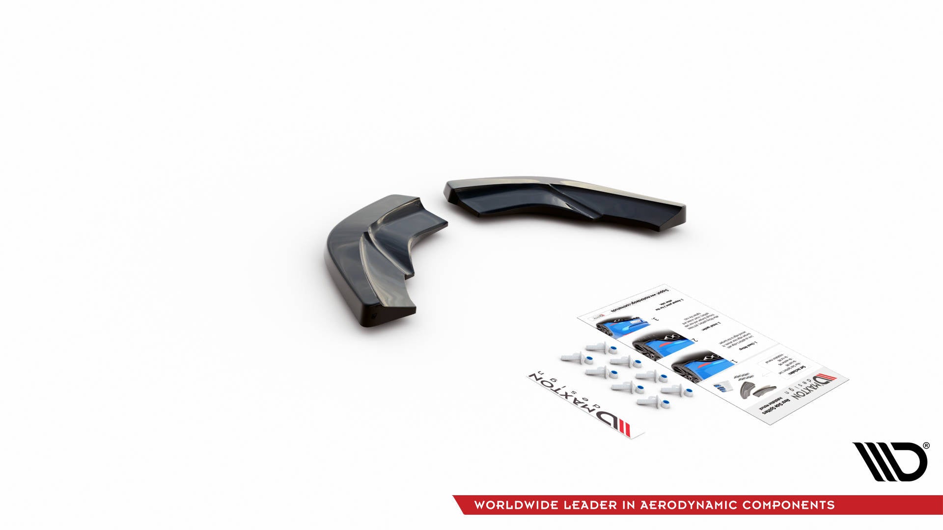 Maxton Design Splitters laterales traseros V.2 para Mercedes-Benz A W176 - imagen 5