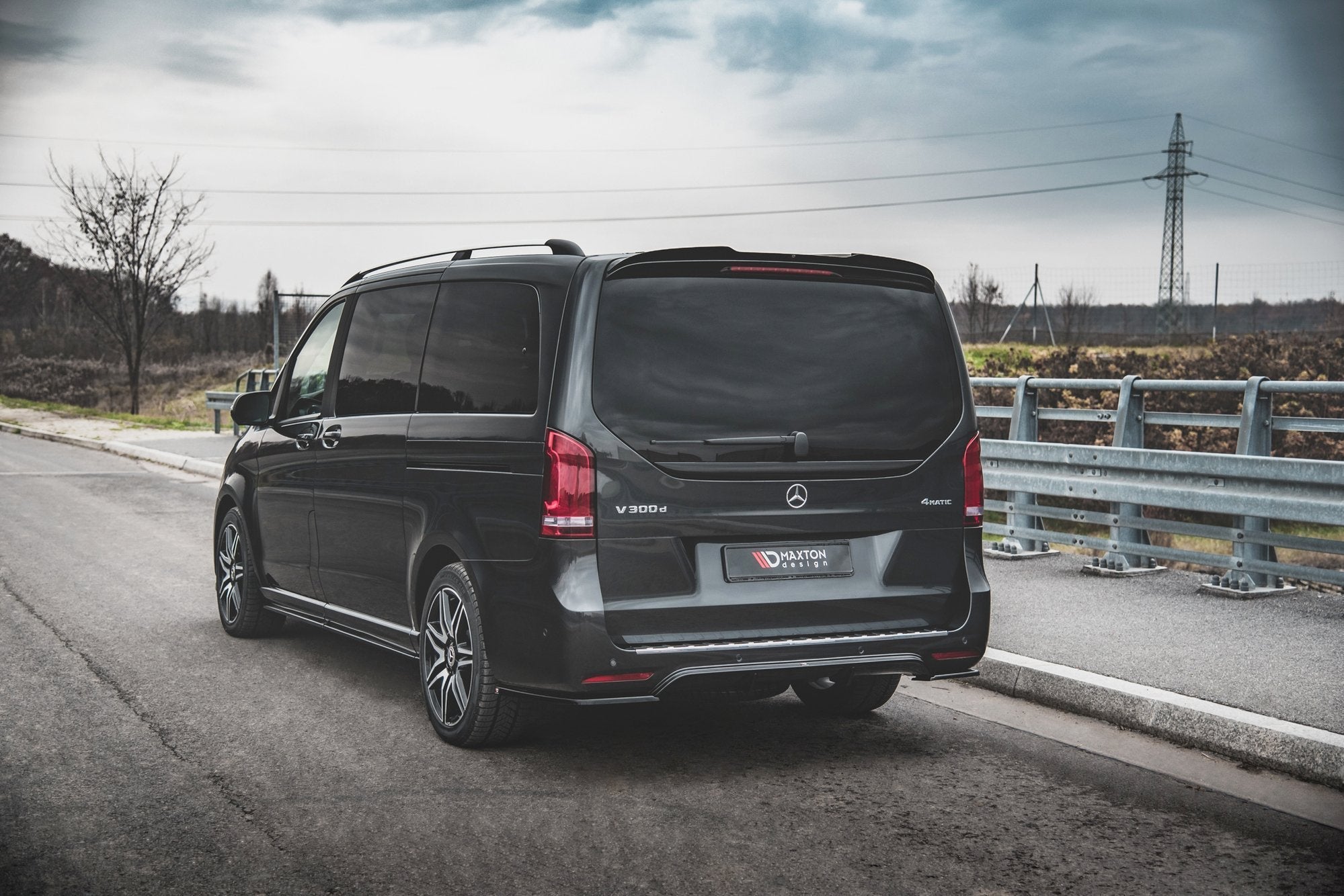 Maxton Design Splitters laterales traseros V.2 para Mercedes-Benz V-Class AMG-Line W447 Facelift - imagen 2