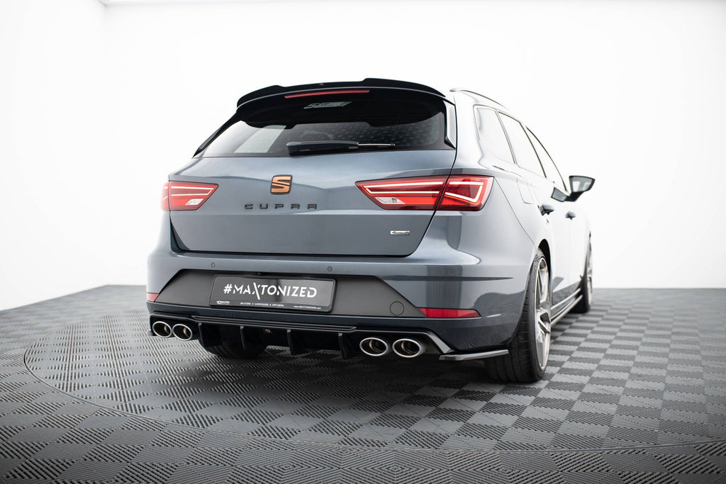 Maxton Design Splitters laterales traseros V.2 para Seat Leon Cupra Mk3 Facelift Sportstourer - imagen 2