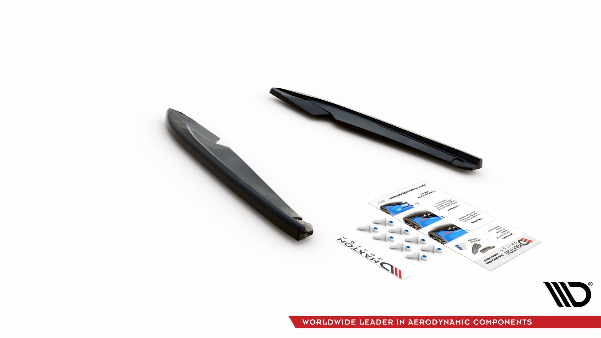 Maxton Design Splitters laterales traseros V.2 para Seat Leon FR Sportstourer Mk3 - imagen 4