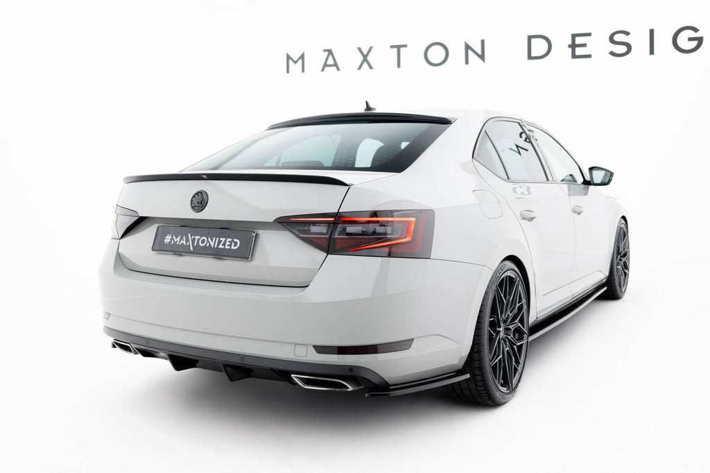 Maxton Design Splitters laterales traseros V.2 para Skoda Superb Liftback / Combi Mk3 - imagen 2