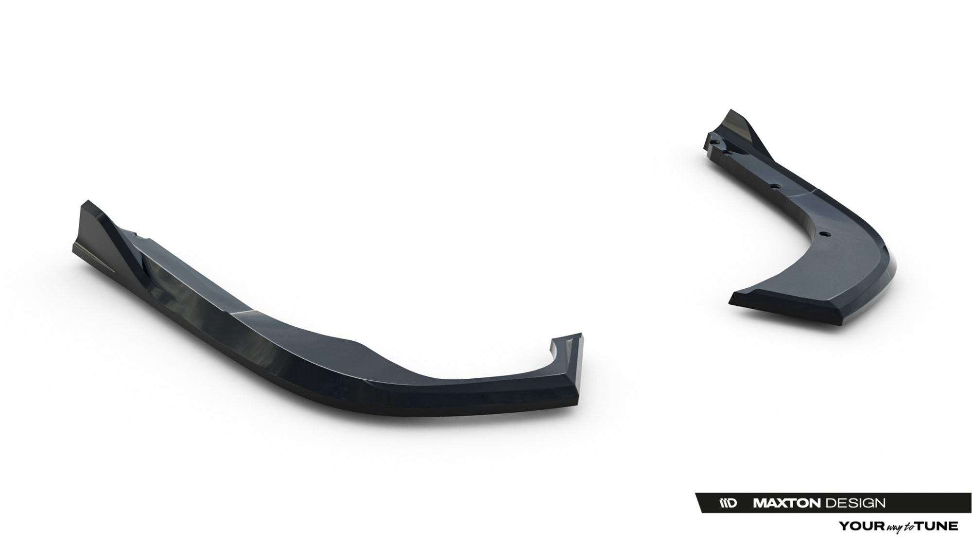 Maxton Design Splitters laterales traseros V.2 para Skoda Superb Sportline Mk4 - imagen 4