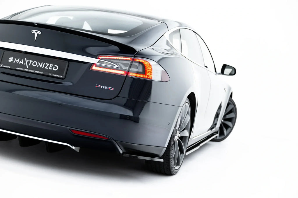 Maxton Design Splitters laterales traseros V.2 para Tesla Model S Mk1 - imagen 1