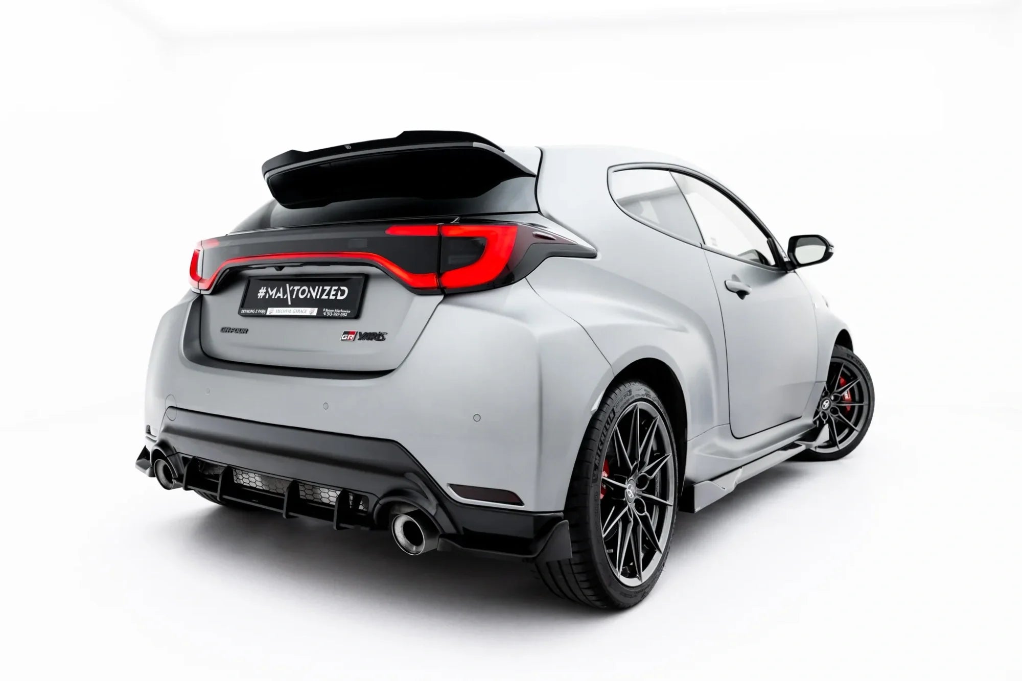 Maxton Design Splitters laterales traseros V.2 para Toyota GR Yaris Mk4 Facelift - imagen 2