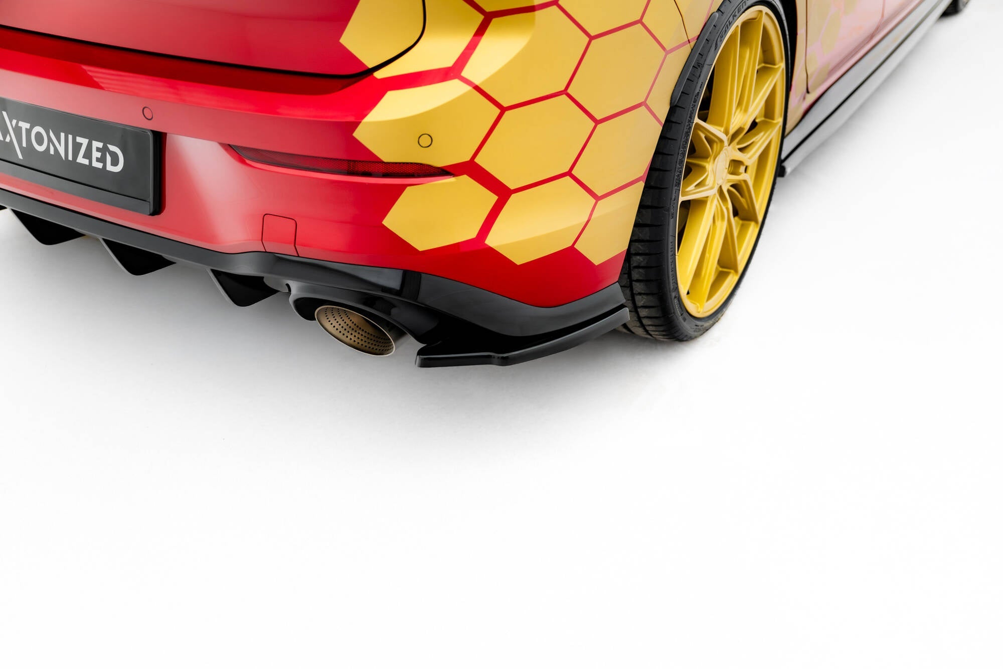 Maxton Design Splitters laterales traseros V.2 para Volkswagen Golf GTI Clubsport Mk8 Facelift - imagen 1