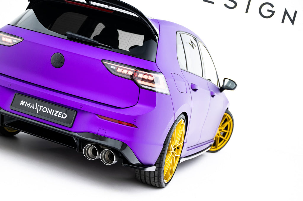Maxton Design Splitters laterales traseros V.2 para Volkswagen Golf R Hatchback Mk8 Facelift - imagen 1