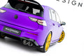Maxton Design Splitters laterales traseros V.2 para Volkswagen Golf R Hatchback Mk8 Facelift - imagen 1