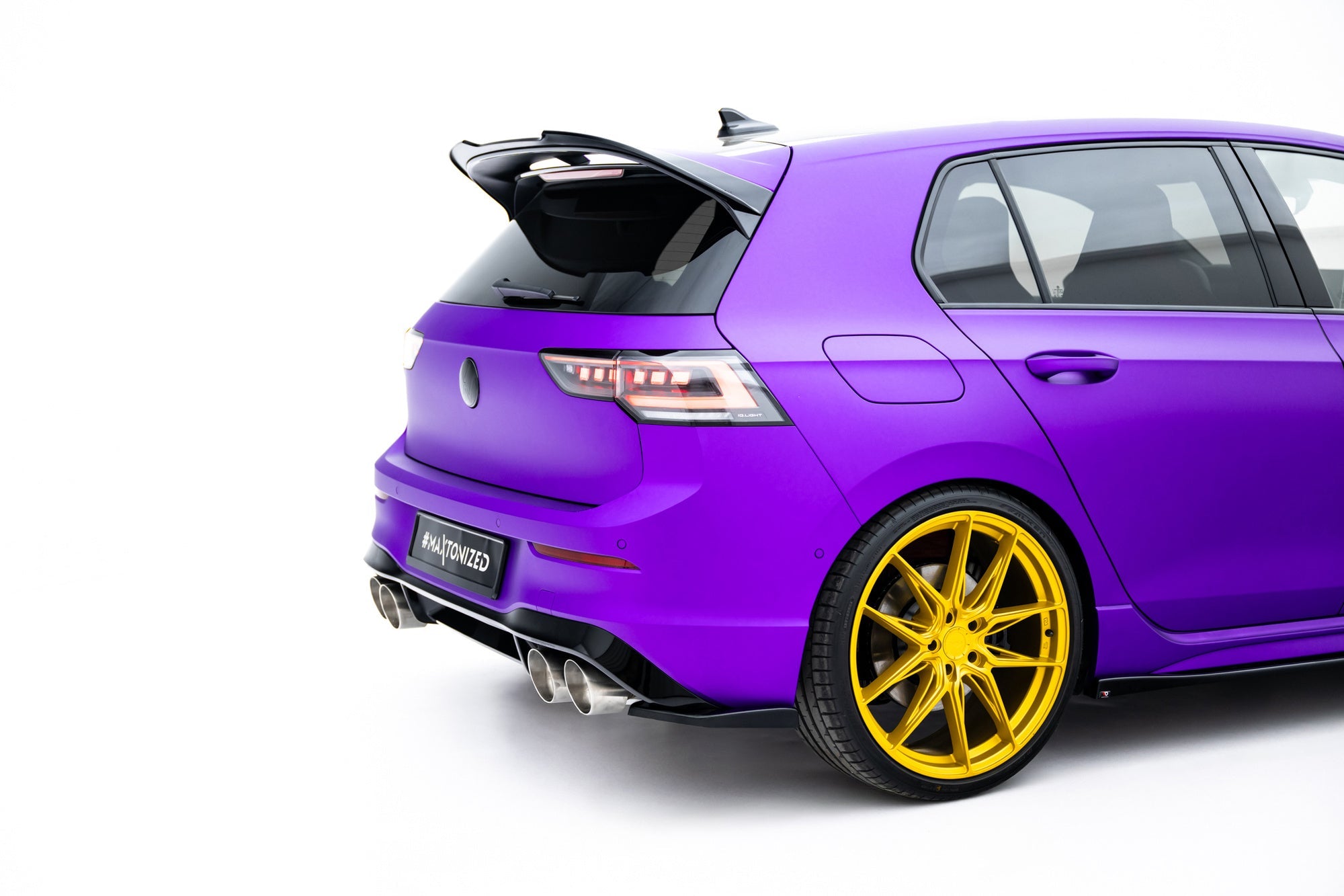 Maxton Design Splitters laterales traseros V.2 para Volkswagen Golf R Hatchback Mk8 Facelift - imagen 3
