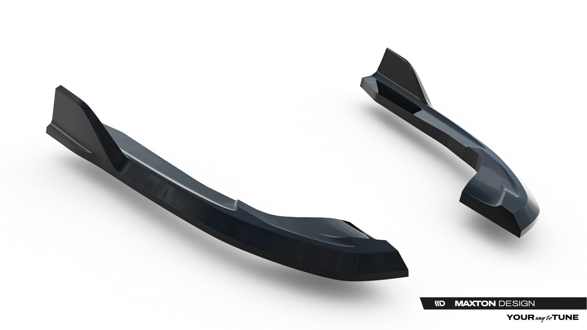 Maxton Design Splitters laterales traseros V.2 para Volkswagen Golf R Variant Mk8 / Mk8 Facelift para only with : VW-GO-8F-R-VA-RS1G+RS1RG - imagen 4