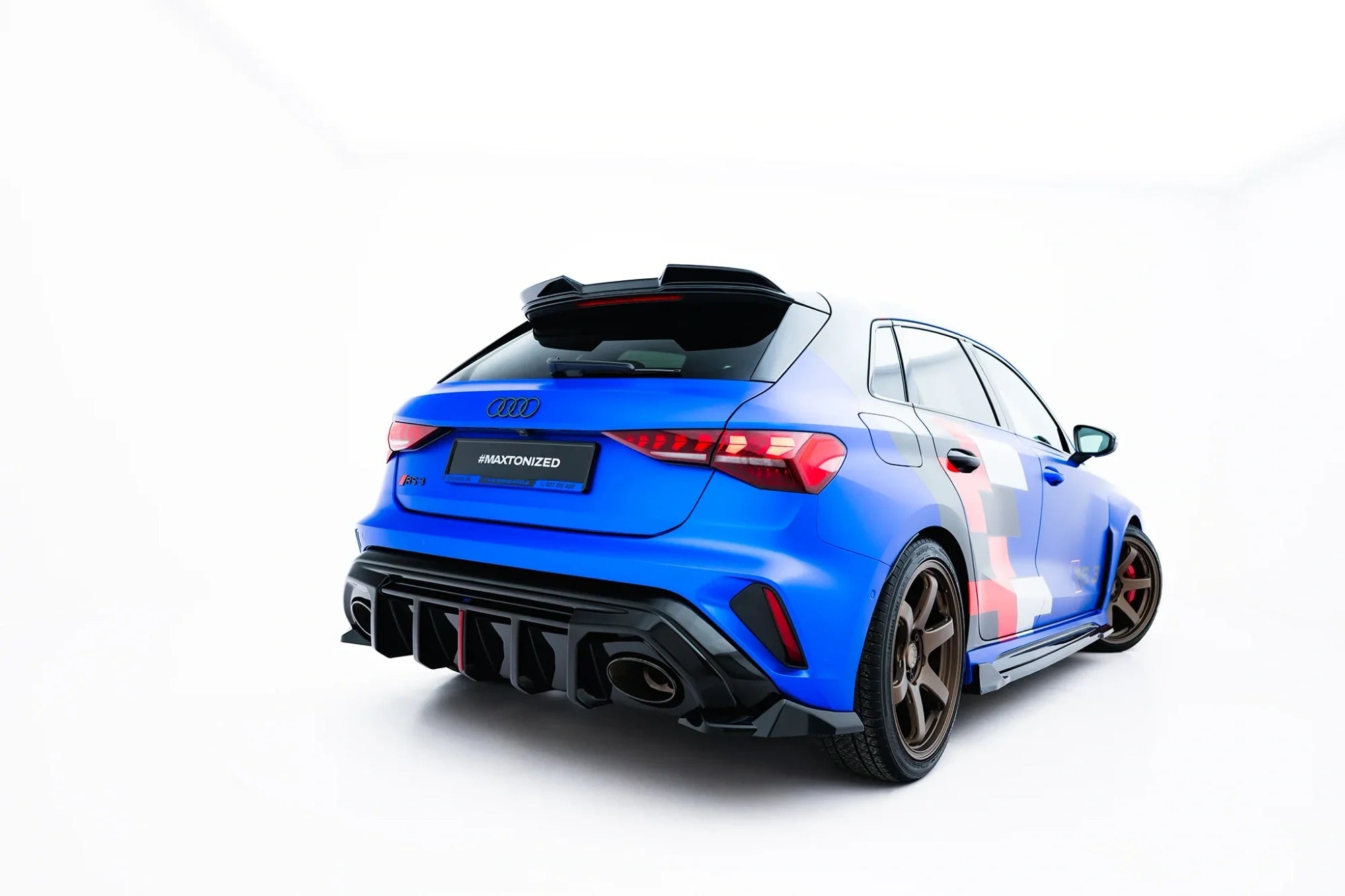 Maxton Design Splitters laterales traseros V.3 para Audi RS3 Sportback 8Y Facelift - imagen 3