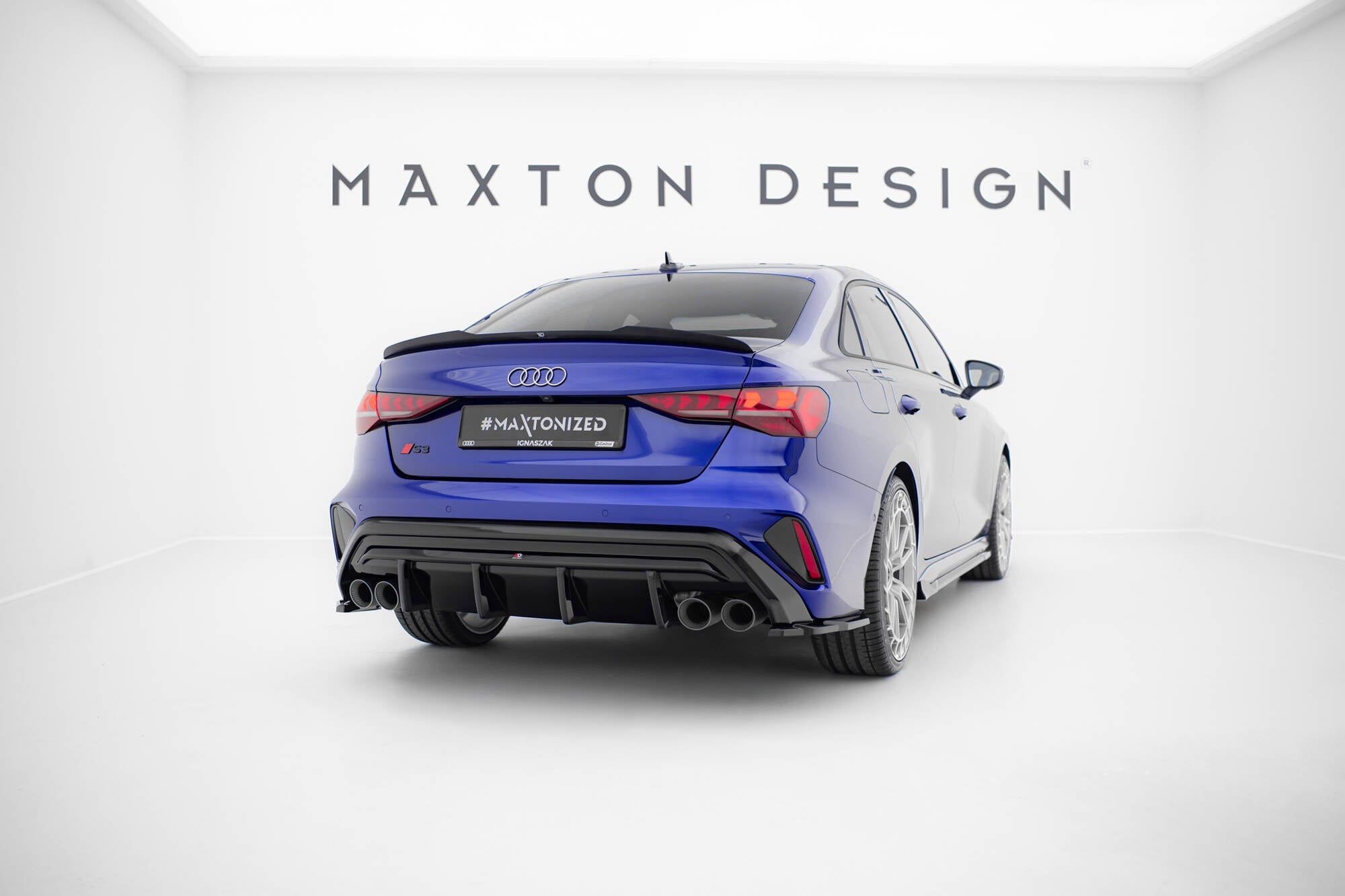 Maxton Design Splitters laterales traseros V.3 para Audi S3 Sedan 8Y Facelift - imagen 2