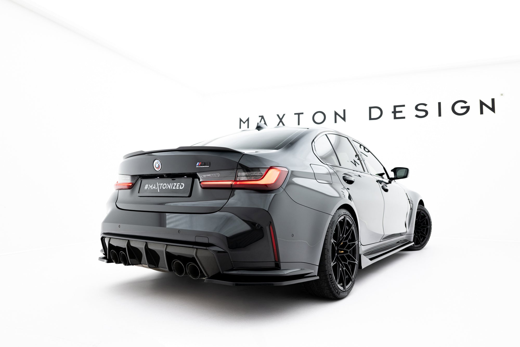 Maxton Design Splitters laterales traseros V.3 para BMW M3 Sedan / Touring G80 / G81 - imagen 3