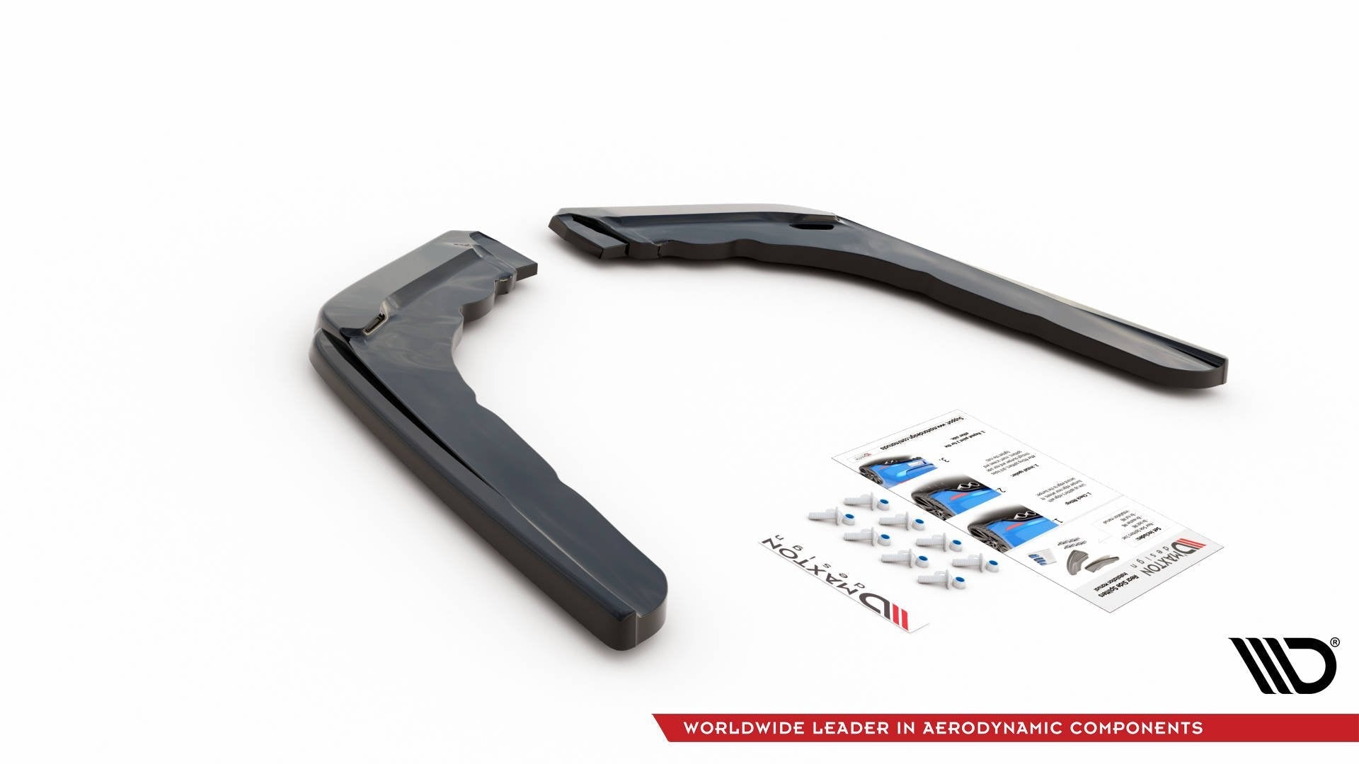 Maxton Design Splitters laterales traseros V.3 para BMW M4 F82 - imagen 4