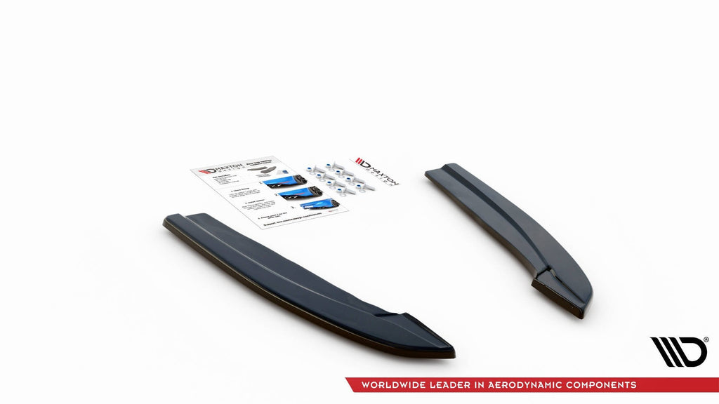 Maxton Design Splitters laterales traseros For V.3 (For Rear Valance V.1) para Ford Focus ST-Line Estate Mk4 - imagen 4