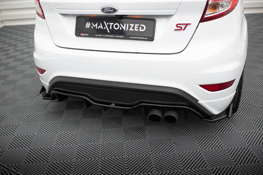 Maxton Design Splitters laterales traseros V.3 + Flaps para Ford Fiesta ST Mk7 Facelift - imagen 3