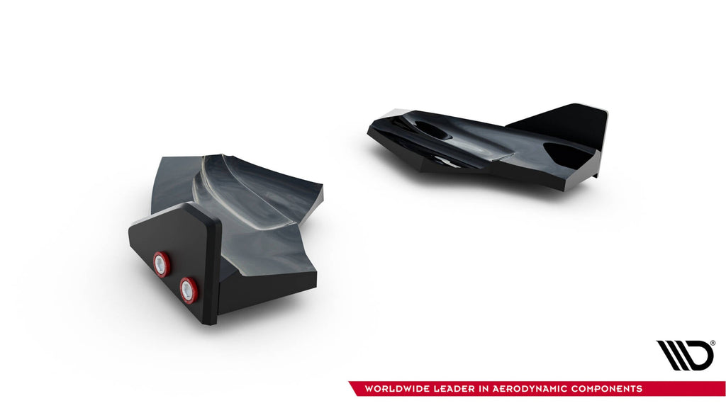 Maxton Design Splitters laterales traseros V.3 + Flaps para Ford Fiesta ST Mk7 Facelift - imagen 6