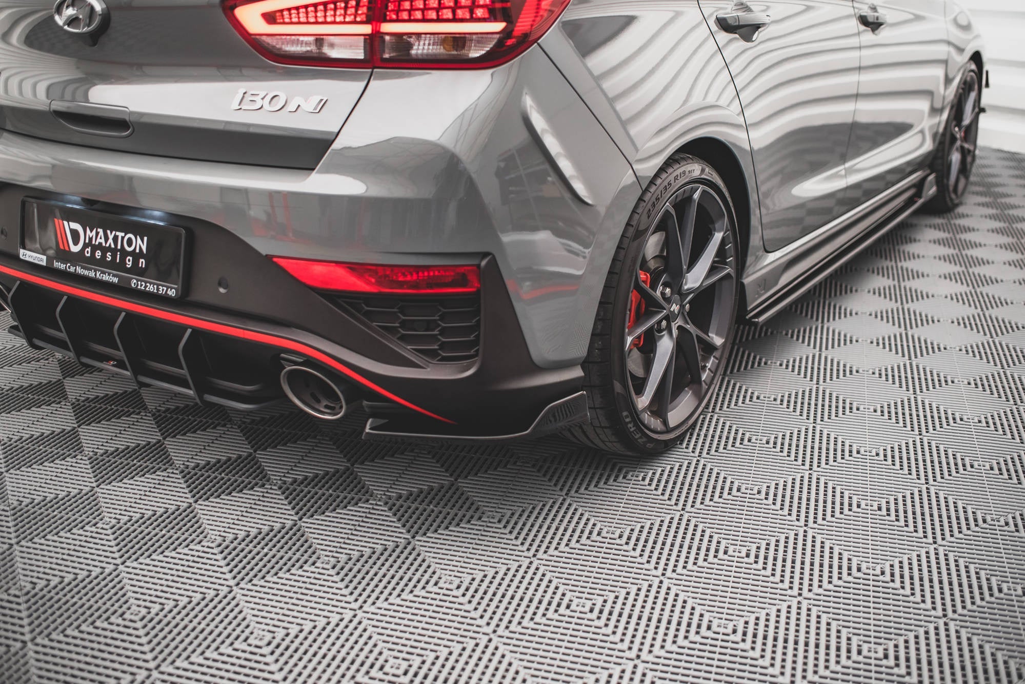 Maxton Design Splitters laterales traseros V.3 para Hyundai I30 N Hatchback Mk3 Facelift - imagen 1
