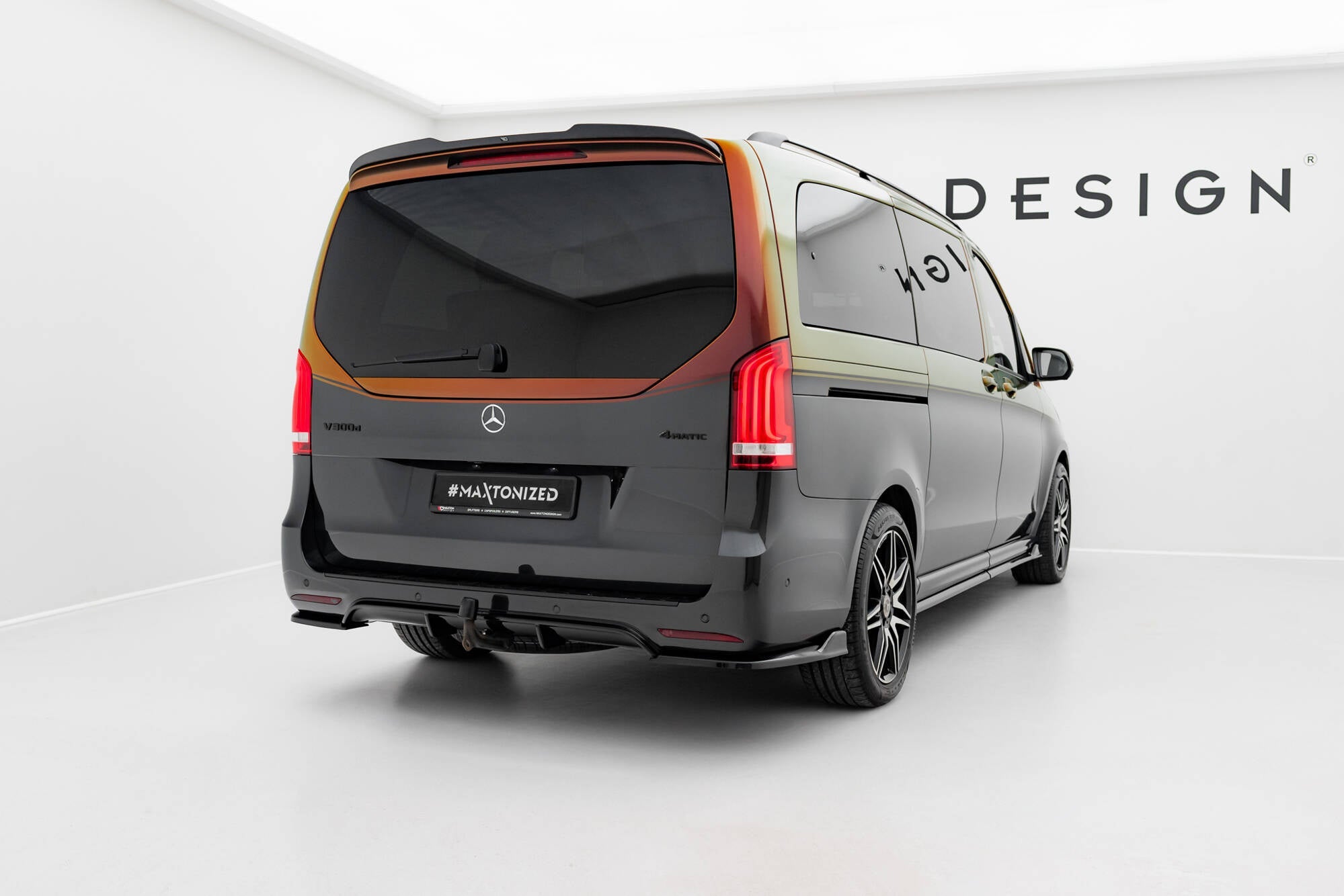 Maxton Design Splitters laterales traseros V.3 para Mercedes-Benz V-Class AMG-Line W447 Facelift - imagen 1