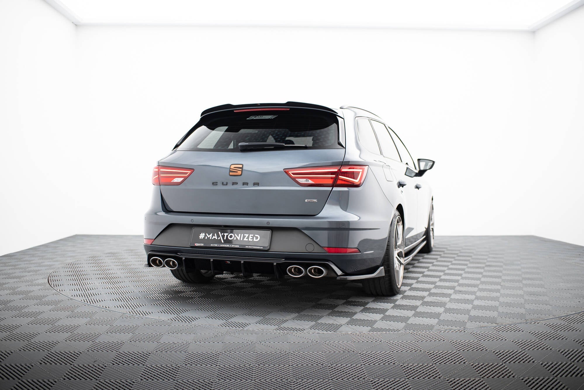 Maxton Design Splitters laterales traseros V.3 para Seat Leon Cupra Mk3 Facelift Sportstourer - imagen 2