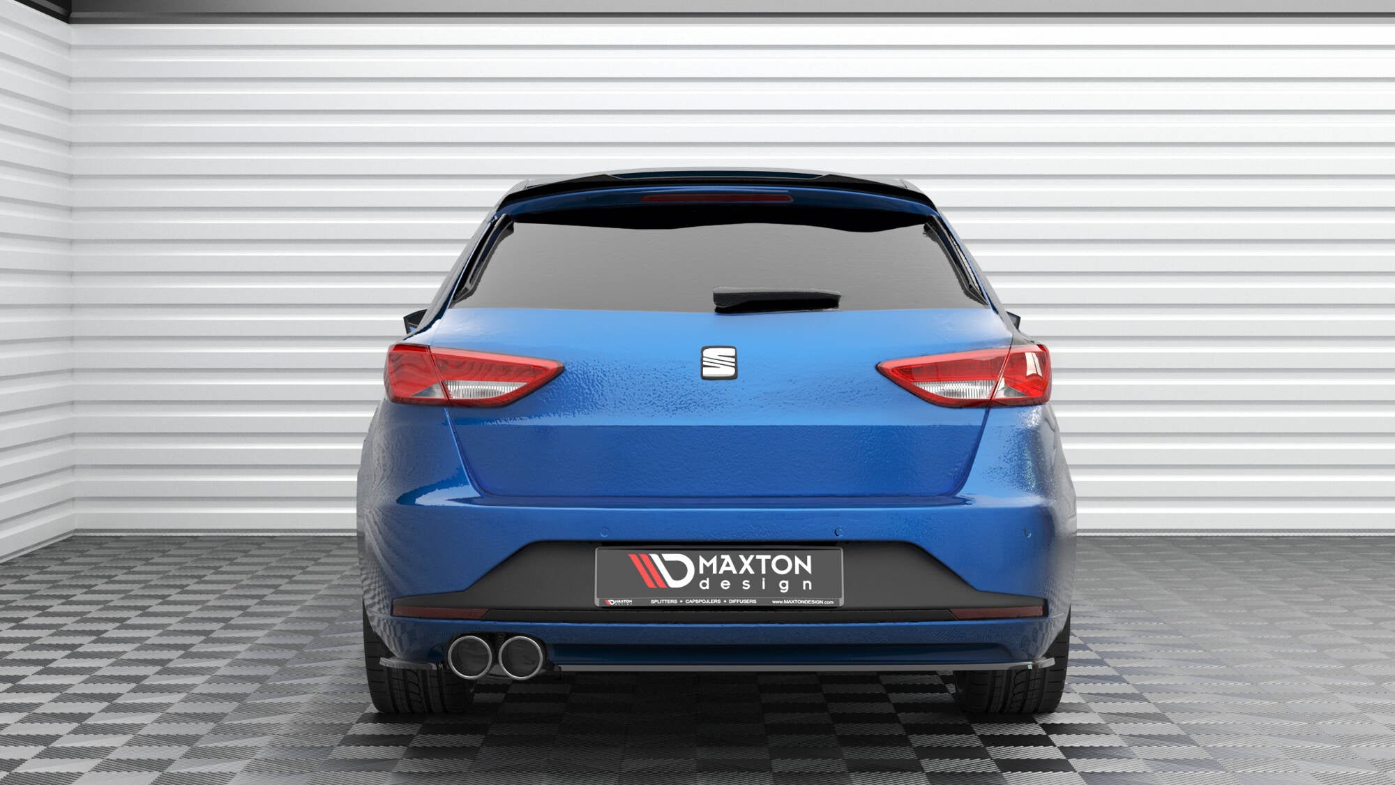 Maxton Design Splitters laterales traseros V.3 para Seat Leon FR Sportstourer Mk3 - imagen 2