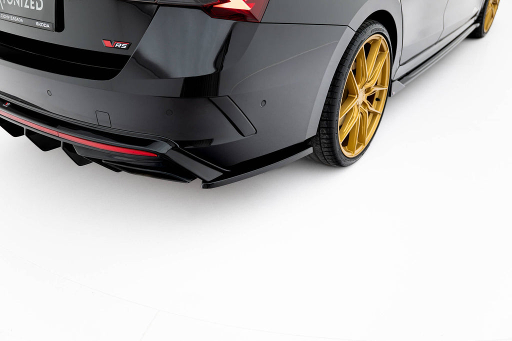 Maxton Design Splitters laterales traseros V.3 para Skoda Octavia RS Liftback / Combi Mk4 Facelift - imagen 2