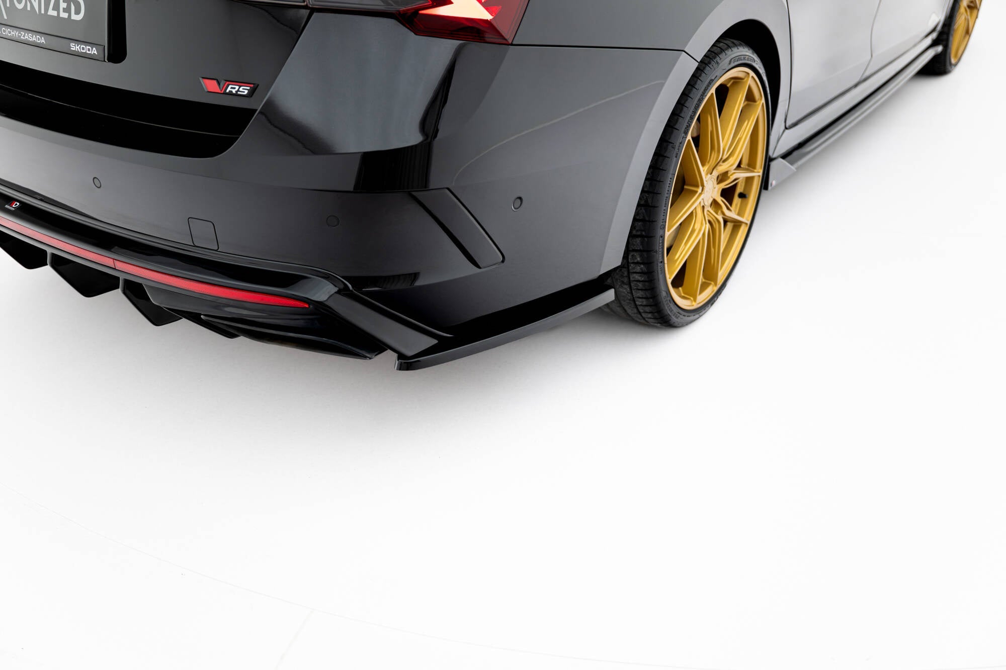 Maxton Design Splitters laterales traseros V.3 para Skoda Octavia RS Liftback / Combi Mk4 Facelift - imagen 2