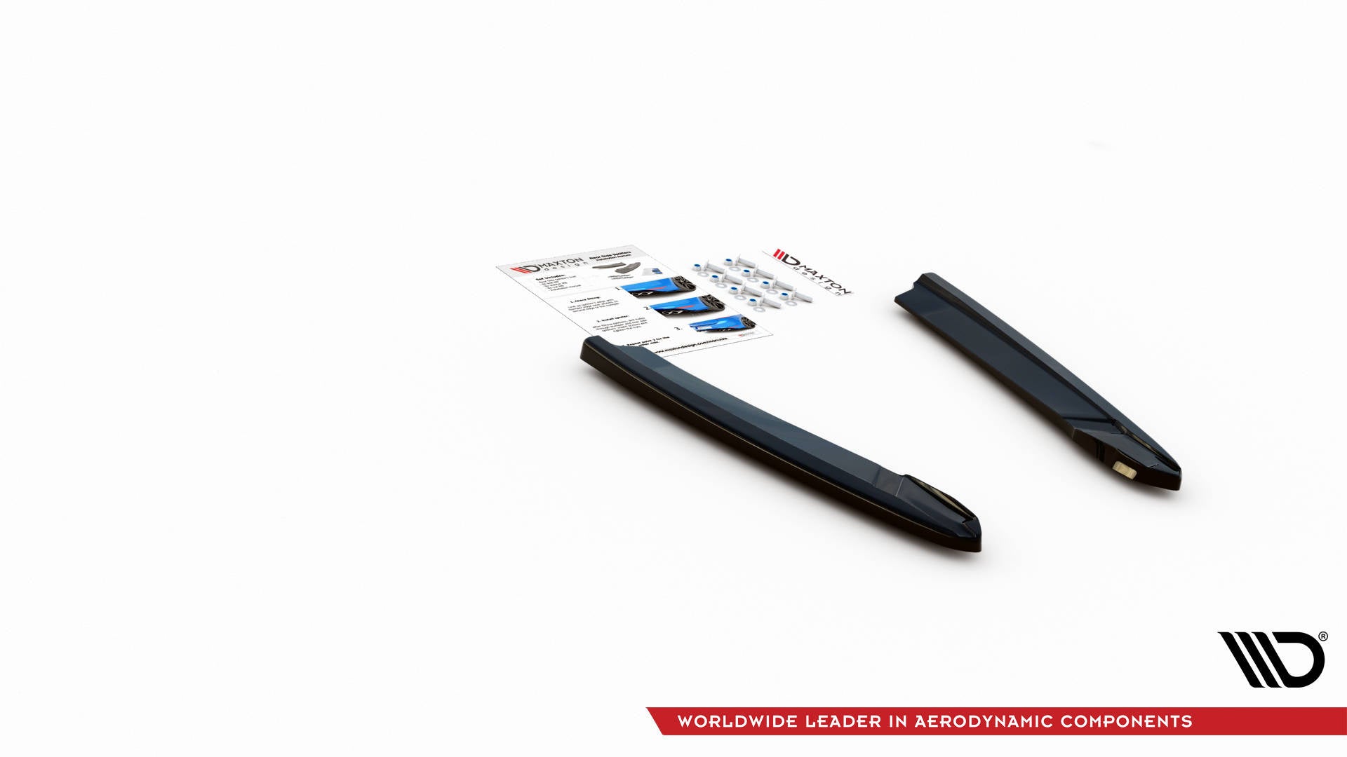 Maxton Design Splitters laterales traseros V.3 para Skoda Octavia RS Mk4 - imagen 4