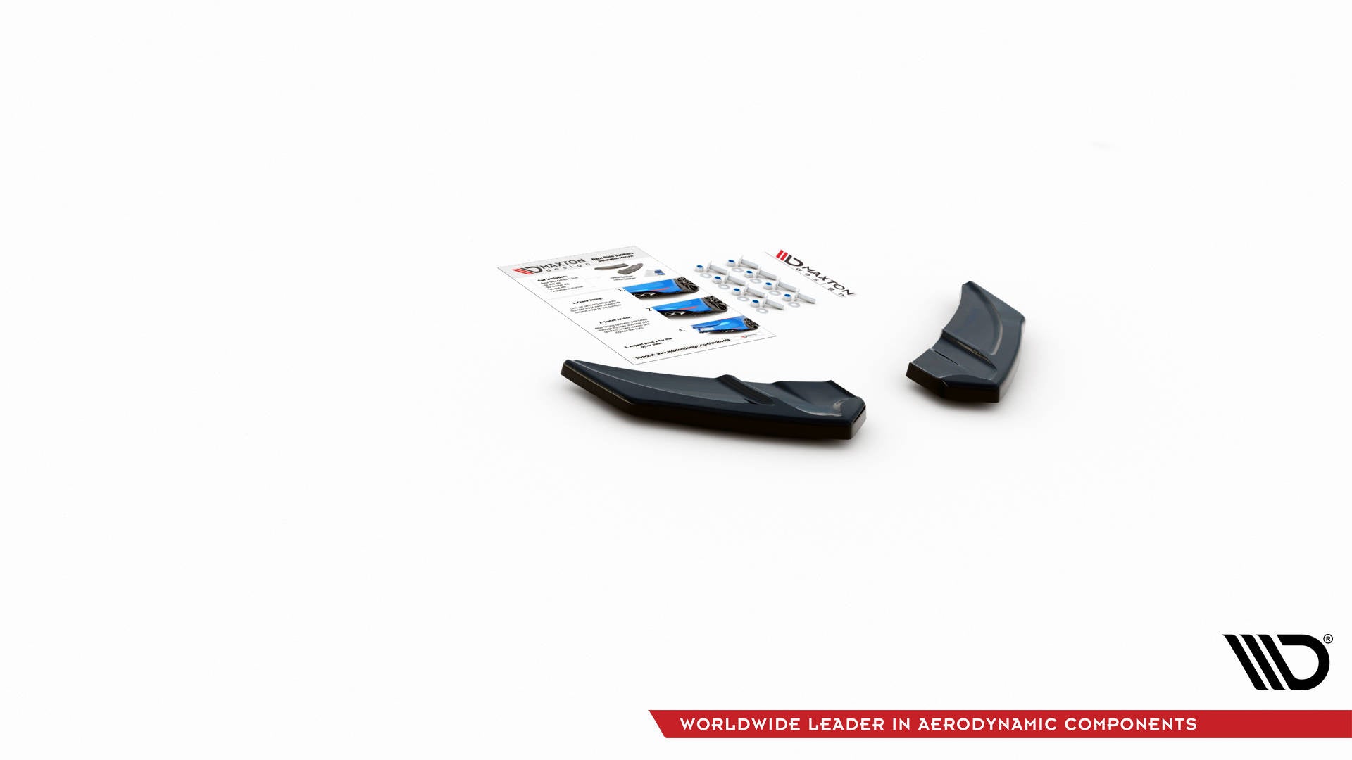 Maxton Design Splitters laterales traseros V.3 para Volkswagen Golf R Mk7 - imagen 4