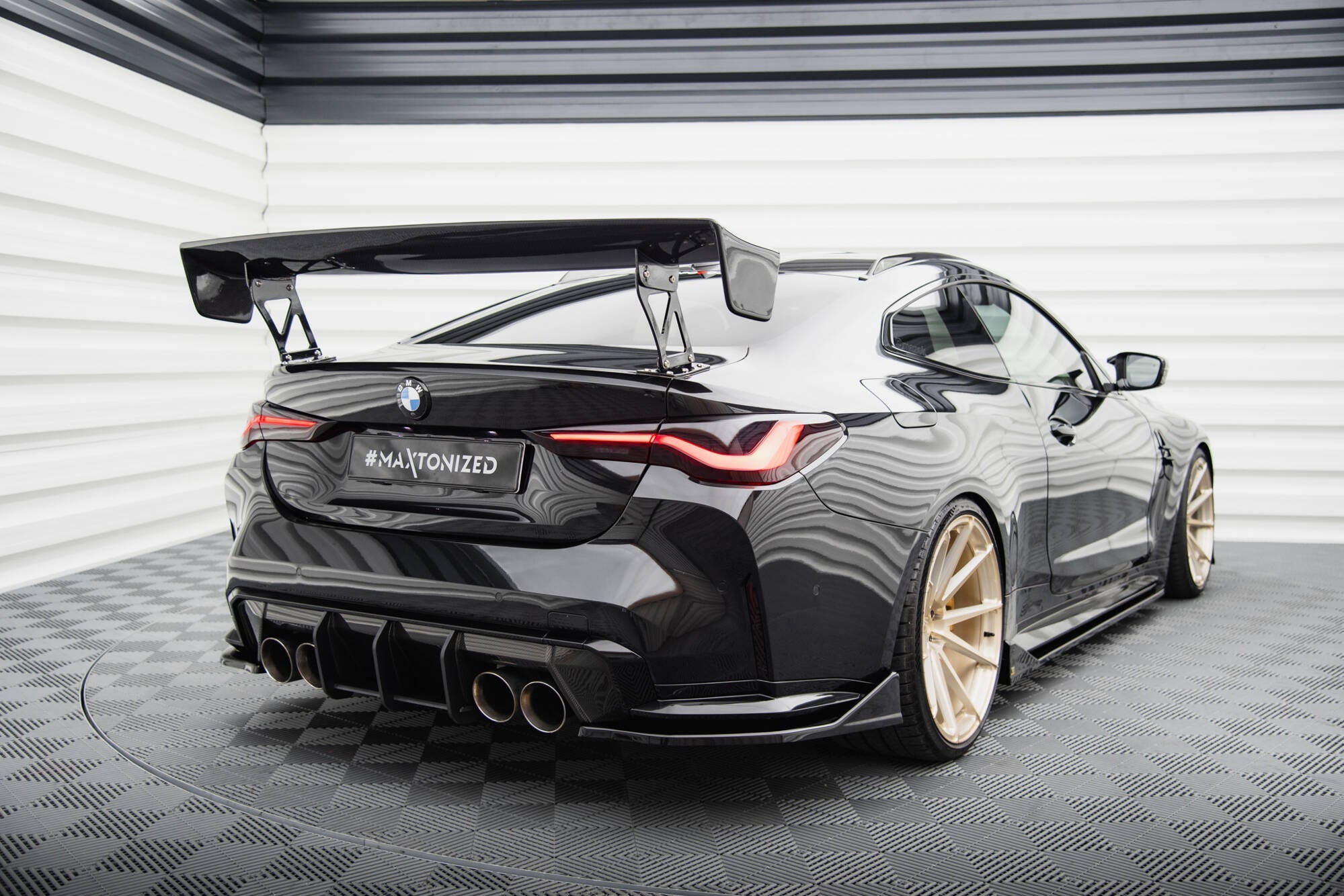 Maxton Design Splitters laterales traseros V.4 para BMW M4 G82 / G82 Facelift - imagen 1