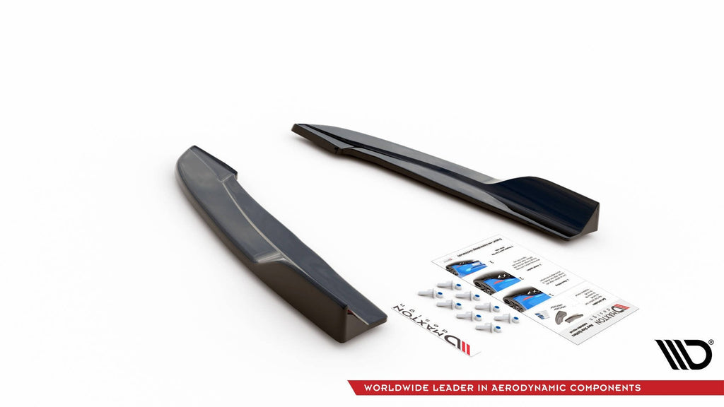 Maxton Design Splitters laterales traseros For V.4 (For Rear Valance V.1) para Ford Focus ST-Line Estate Mk4 - imagen 5